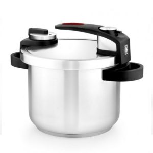 Olla Rápida Bra Tekna A185603/ Ř22cm/ 7L/ Acero Inoxidable