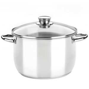 Olla Monix Óptima M453122/ Ř22cm/ 5L/ Acero Inoxidable